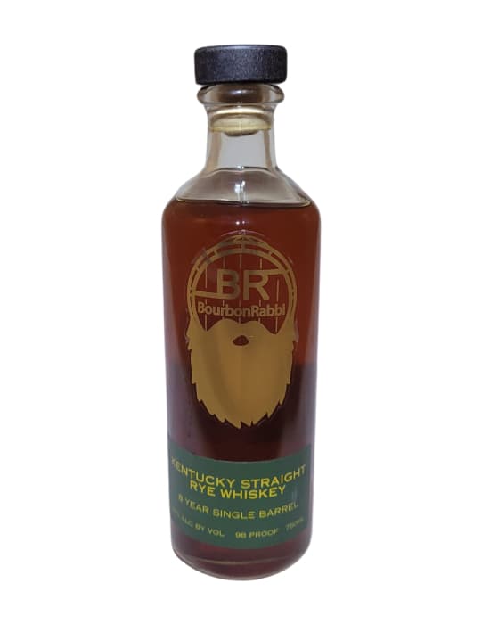 Bourbon Rabbi Rye Whiskey Bottle Front